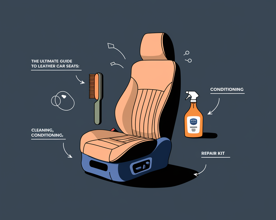 The Ultimate Guide to Leather Car Seats: Cleaning, Conditioning, and Repairing Like a Pro